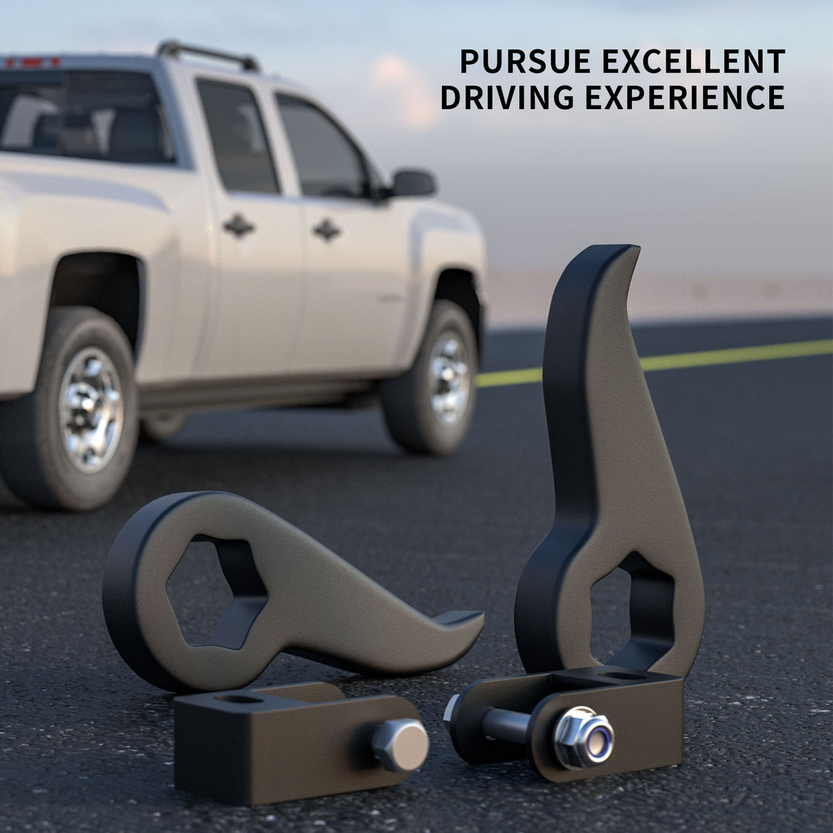 Richeer 1-3" Front Leveling Lift Kit for 2011-2019 Chevy Silverado and Compatible Models