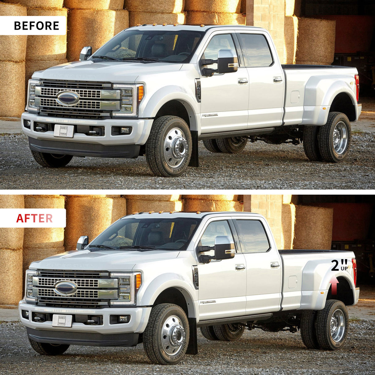 Richeer 2" Rear Leveling Lift Kit for Ford(F250, F350)