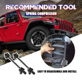 Richeer 2.5" Front Leveling Lift Kit for Jeep(Wrangler)