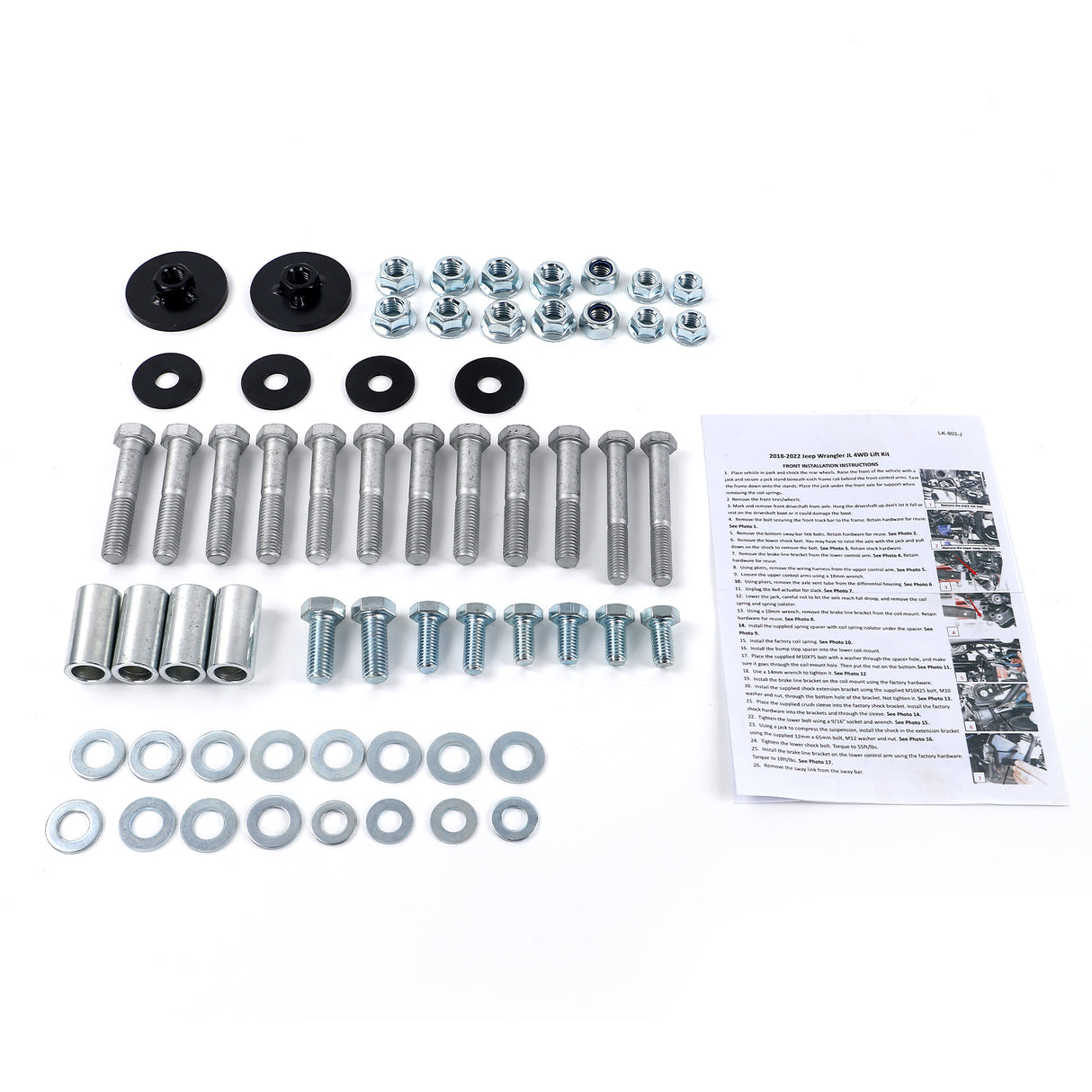 Richeer 2.5" Front Leveling Lift Kit for Jeep(Wrangler)