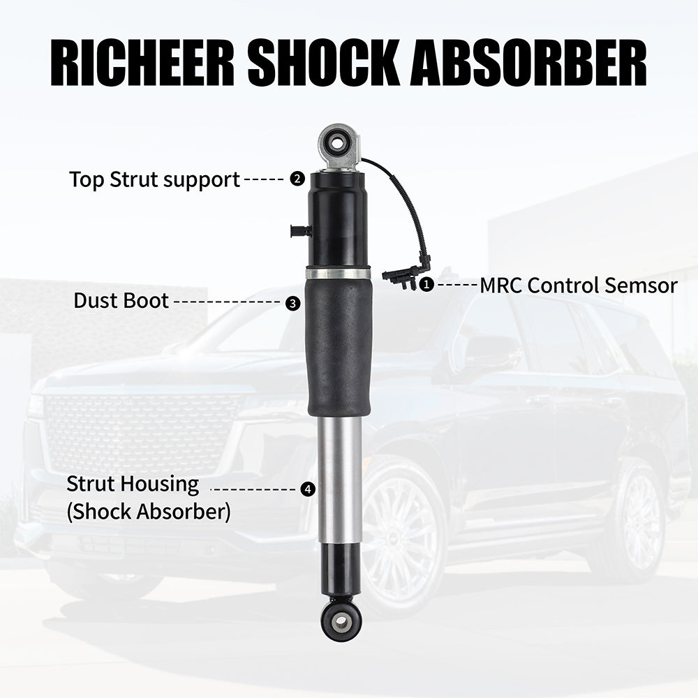 Richeer 2PCS Rear Air Shock Strut Absorber 84176675 for 2015-2021 Cadillac Escalade ESV