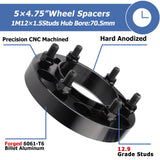 Richeer 6x5.5" Hubcentric Wheel Spacers with for Tacoma 4Runner and Compatiable Models