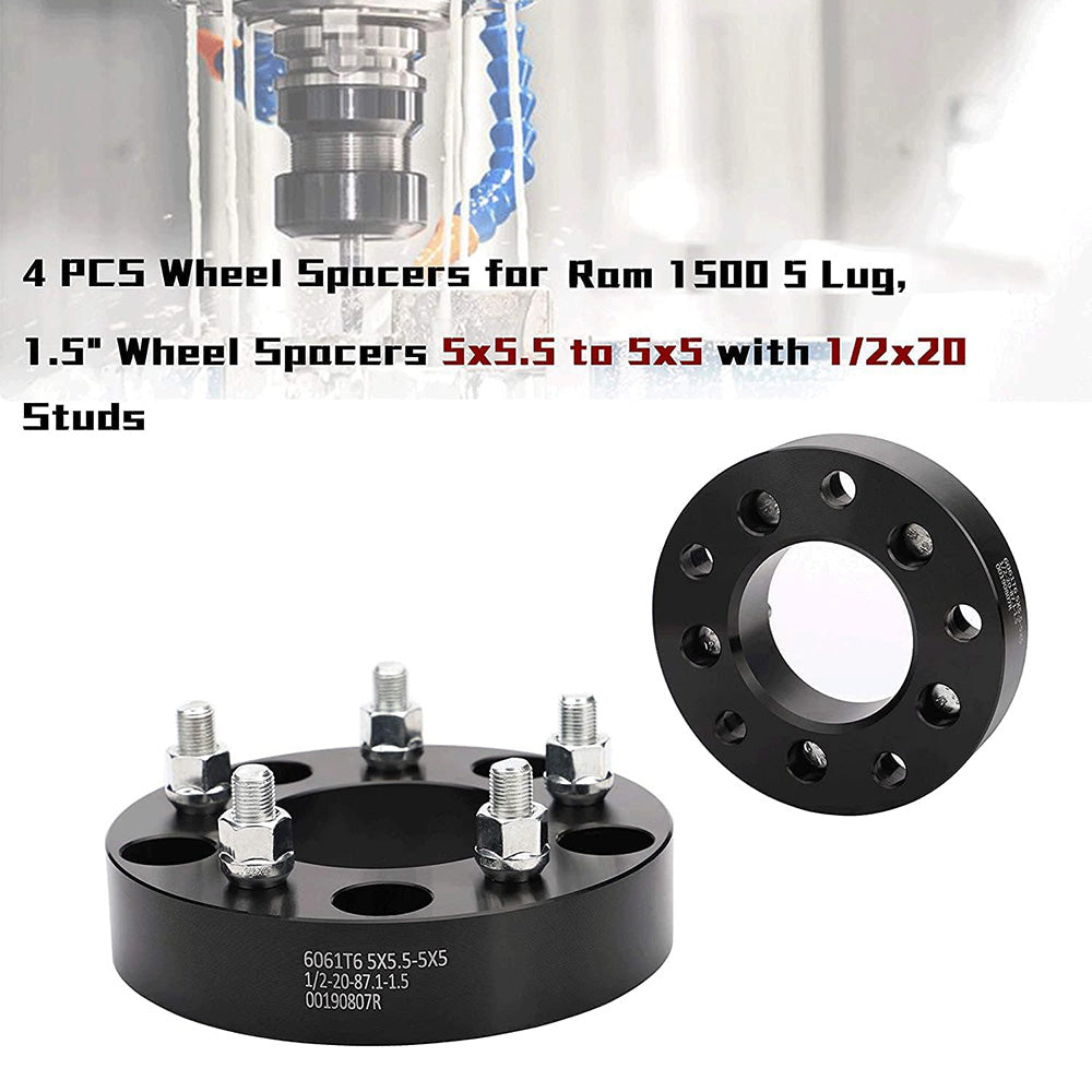 Richeer 5x5.5" Wheel Spacers for Off-Road Vehicles (Ford, Ram & More)