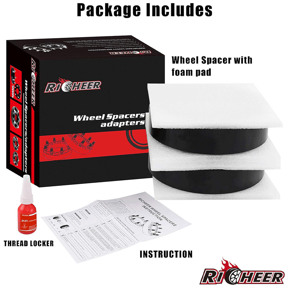 Richeer 4x100mm Wheel Spacers for Off-Road Vehicles (Toyota, Mazda & More)