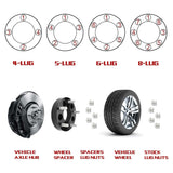 Richeer 5x5.5" to 5x4.5" Wheel Adapters for Off-Road Vehicles (Dodege, Ford & More)