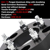 Richeer 1.5" Wheel Adapters 5x5.5 to 5x4.5 for Ram 1500 and Compatible Models