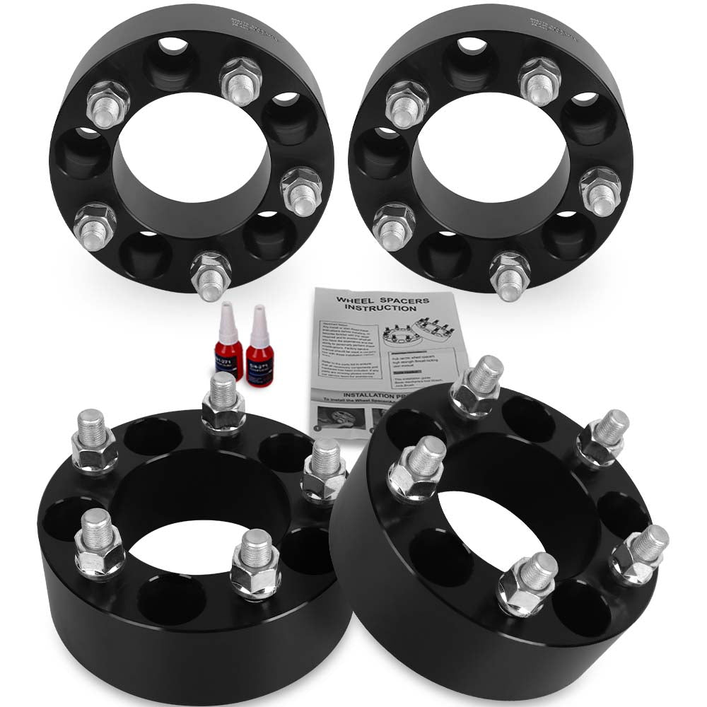 Richeer 5x4.5" Wheel Spacers for Off-Road Vehicles (Ford, Jeep & More) - 2" Thick