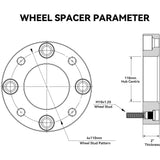 Richeer 4x137mm Wheel Spacers for Can-Am and Compatible Models