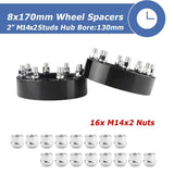 Richeer 8x170mm Wheel Spacers for Off-Road Vehicles (Ford & More)