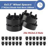 Richeer 6x5.5" Wheel Spacers for Off-Road Vehicles (Toyota & More)