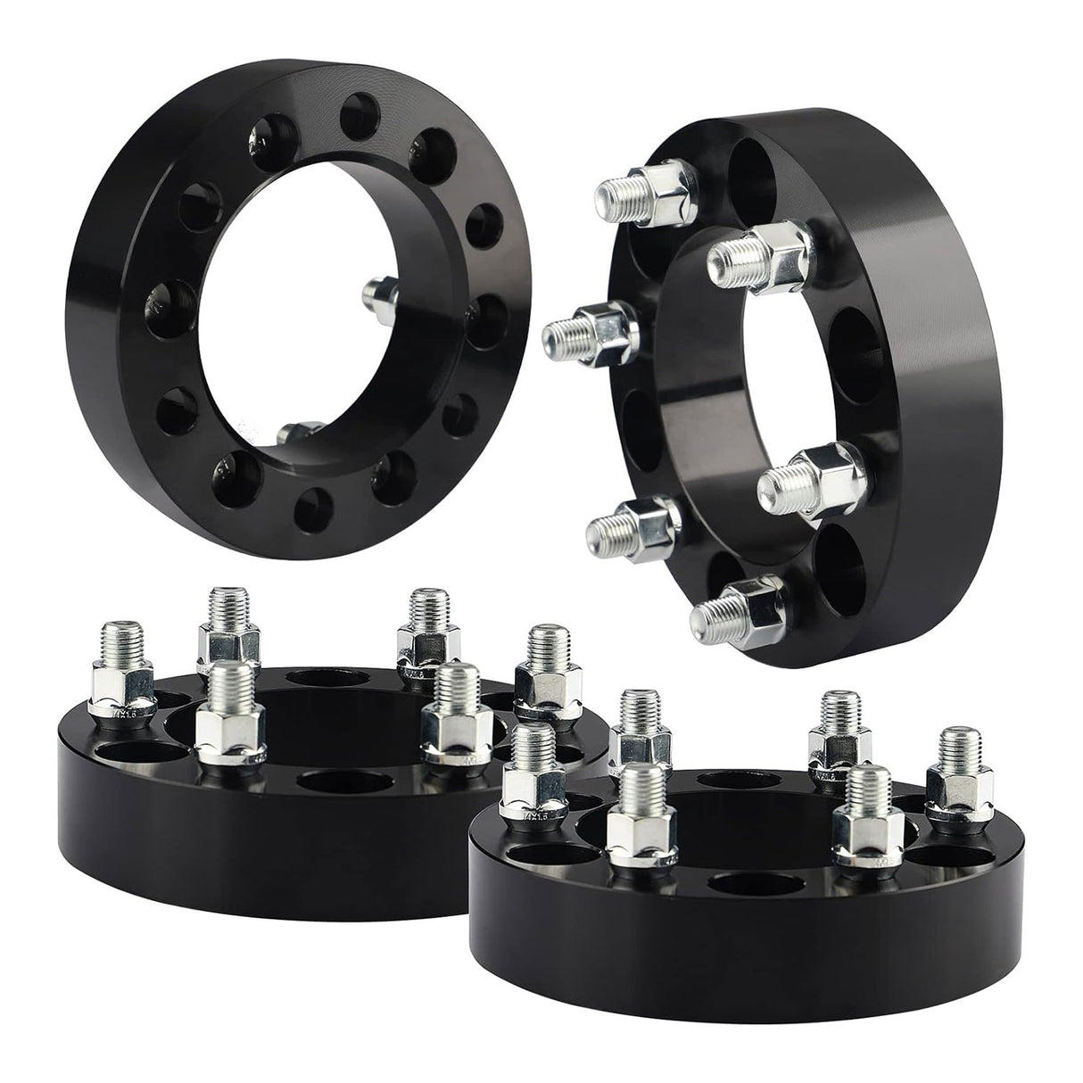 Richeer 6x5.5" to 6x135mm Wheel Adaptors for Silverado, Tahoe, Suburban, Yukon, Sierra and Compatible Models