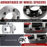 Richeer 5x120mm Hubcentric Wheel Spacers for Chevy Camaro and Compatible Models