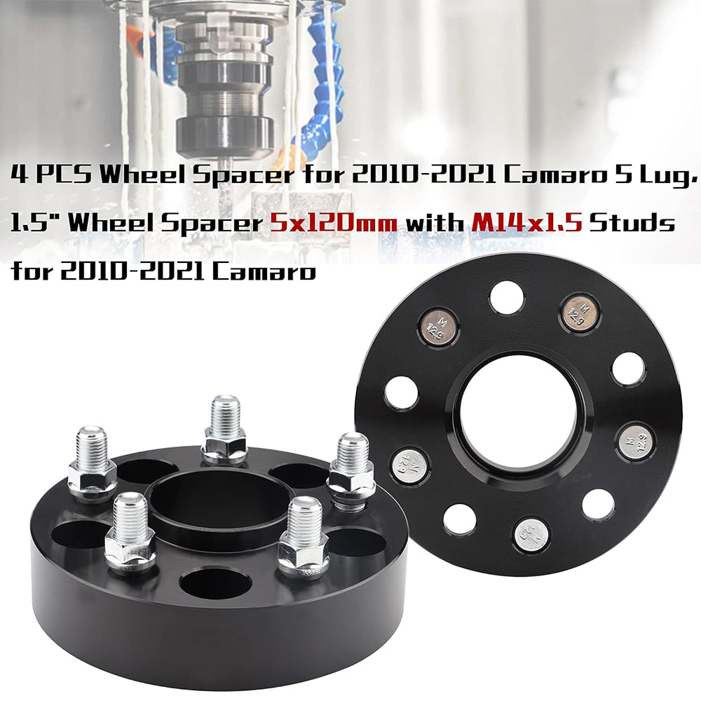 Richeer 5x120mm Hubcentric Wheel Spacers for Chevy Camaro and Compatible Models