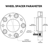 Richeer 5x120mm Hubcentric Wheel Spacers for Chevy Camaro and Compatible Models
