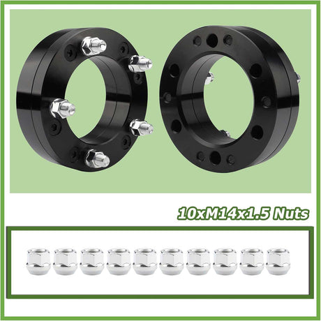 Richeer 6x5.5" to 5x5.5" Wheel Adapters for Off-Road Vehicles (Chevy, GMC & More)