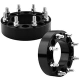 Richeer 8x6.5" to 8x180mm Wheel Adapters with M14x1.5 Studs & 117mm Center Bore for 1999-2010 Silverado Sierra 2500 3500 HD