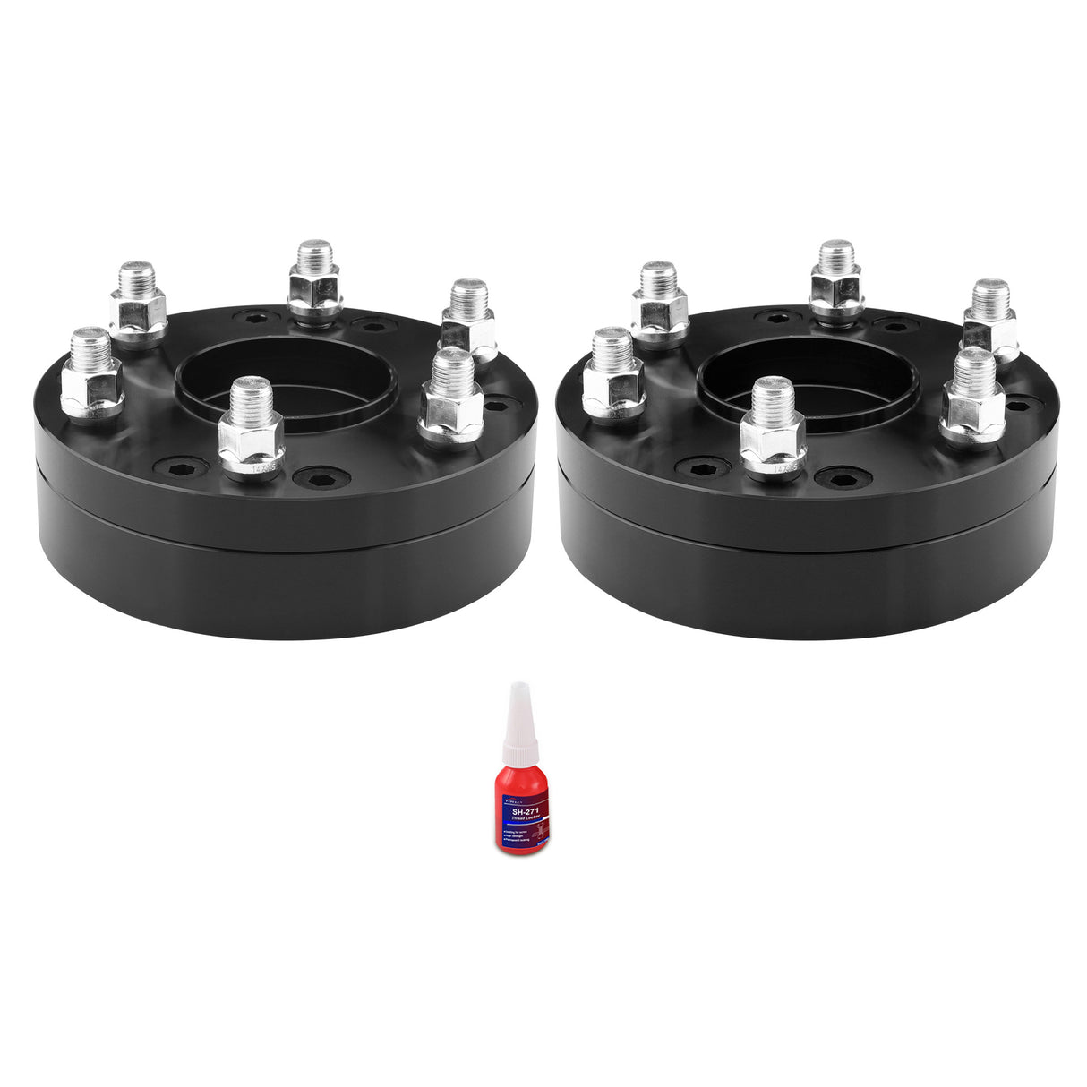 Richeer 5x4.5" to 6x5.5" Wheel Adapters for Mustang and Compatible Models