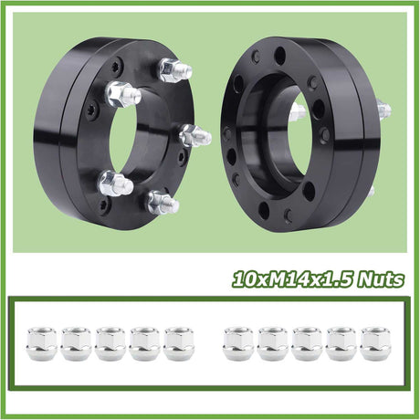 Richeer 6x5.5" to 5x5" Wheel Adapters with 14x1.5 Studs