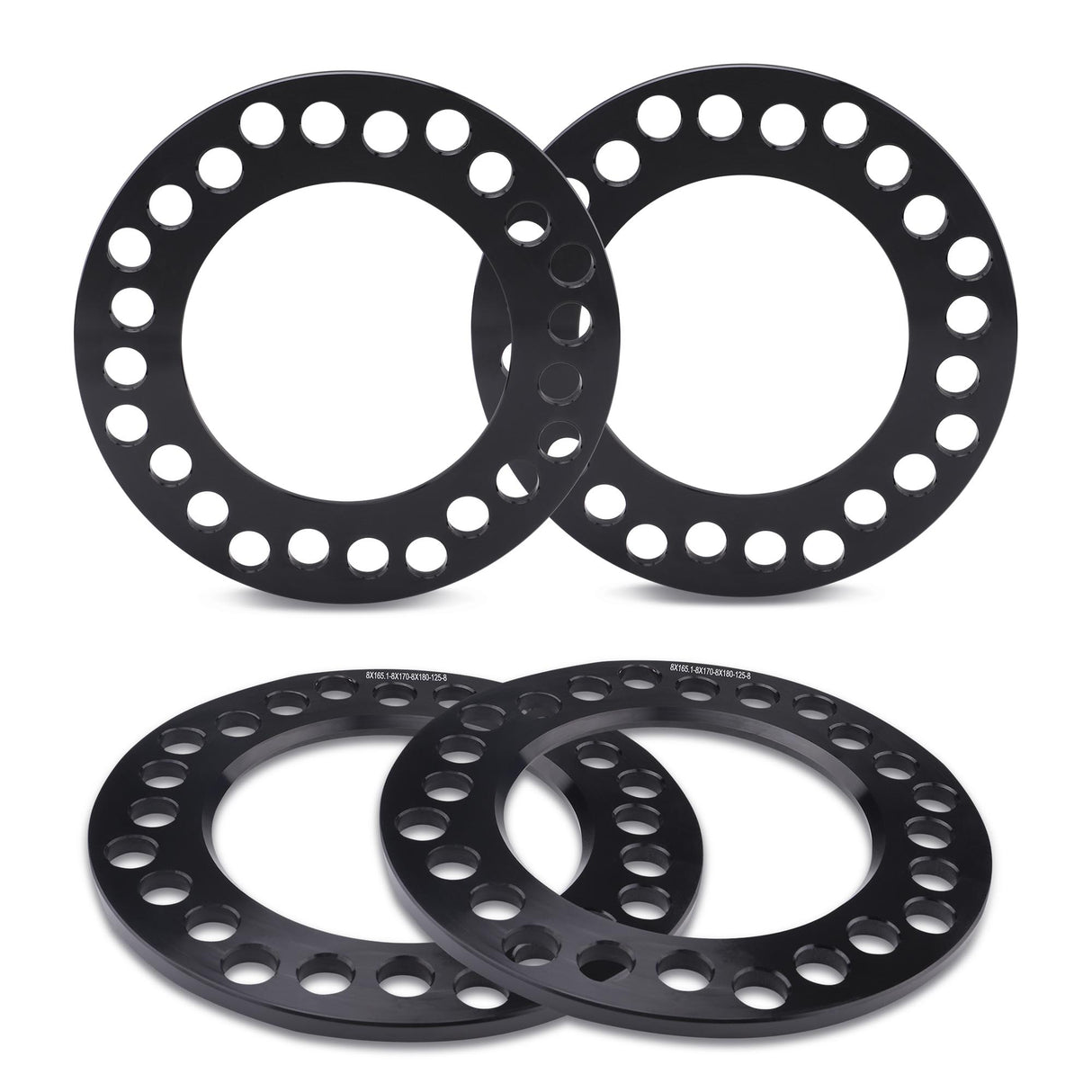 Richeer 8x6.5" 8x165.1 8x170 8x180 Wheel Spacers for Off-Road Vehicles (Ford, Chevy, GMC & More)