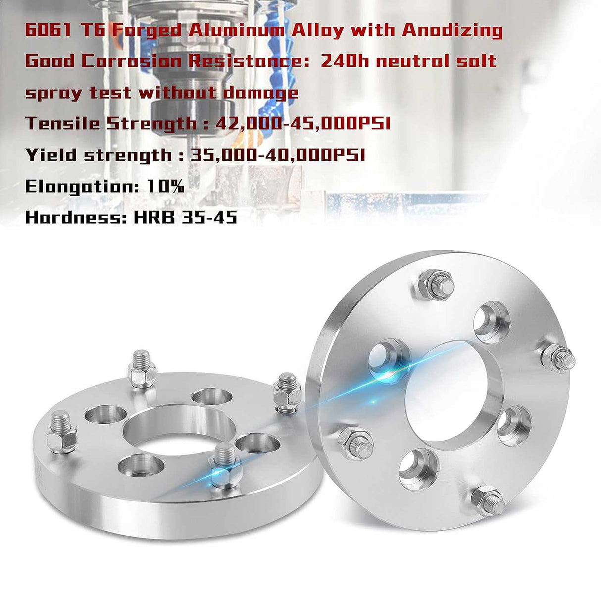 Richeer 4x110mm to 4x156mm Wheel Adapters for Rancher and Compatible Models