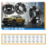 Richeer 5x4.5" to 5x5.5" Hubcentric Wheel Adapters for 2012-2018 Ram 1500 and Compatible Models