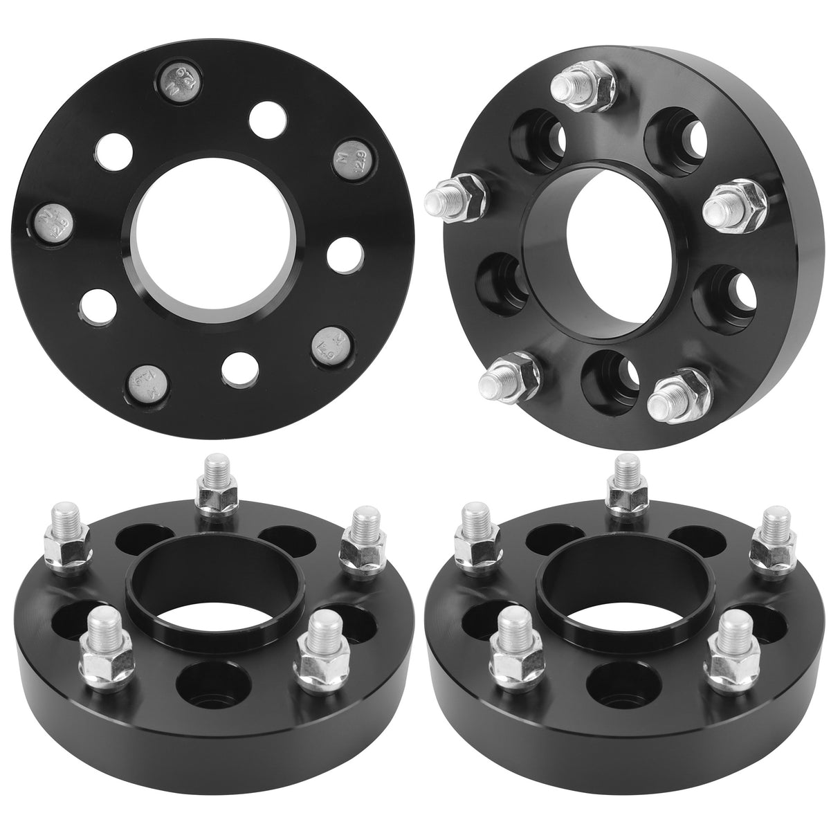 Richeer 5x4.5" to 5x5.5" Hubcentric Wheel Adapters for 2012-2018 Ram 1500 and Compatible Models